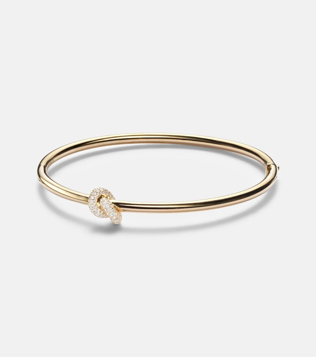 Engelbert - Legacy Knot 18kt gold bangle with diamonds