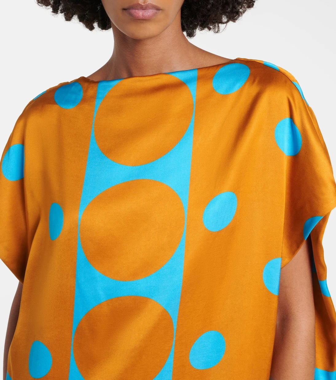Dries Van Noten - Printed satin maxi dress