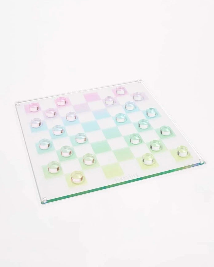 SunnyLife Lucite Aurora Satranç ve Dama
