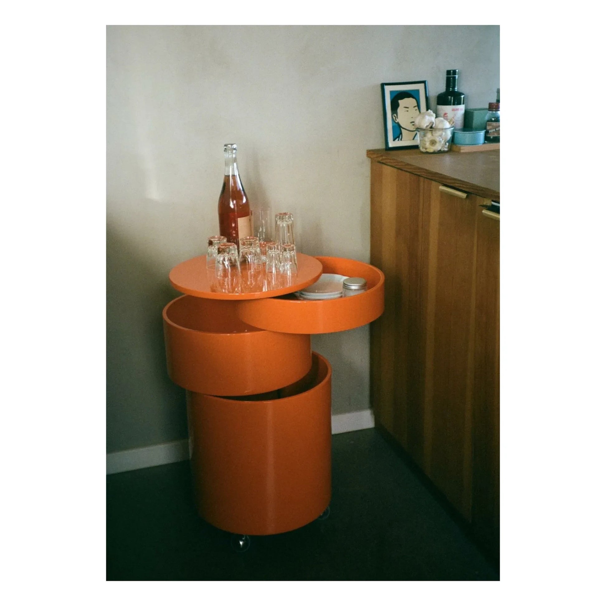 Verpan - Barboy mobile storage unit - Glossy Edition | Orange