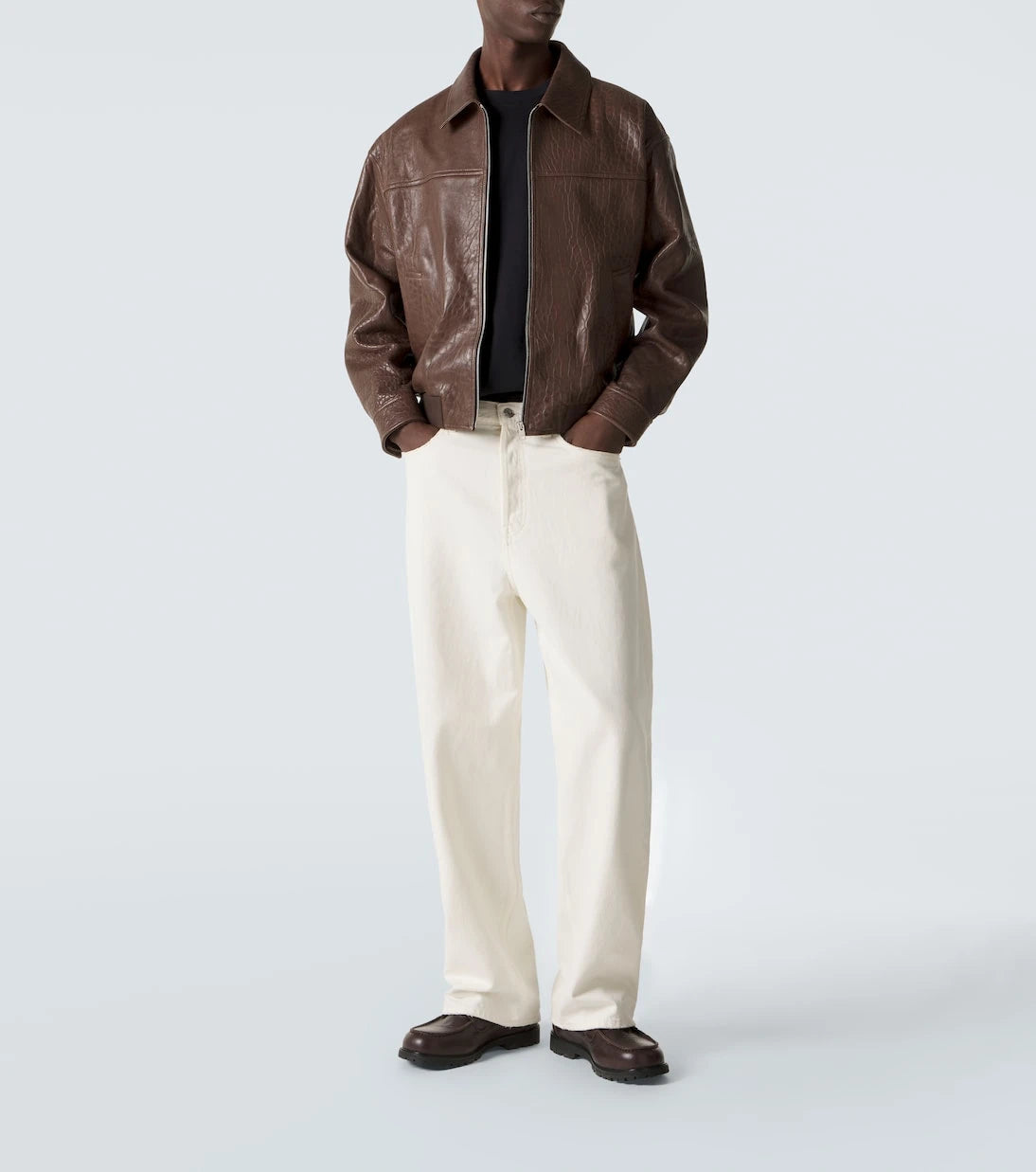 Frame - Leather bomber jacket
