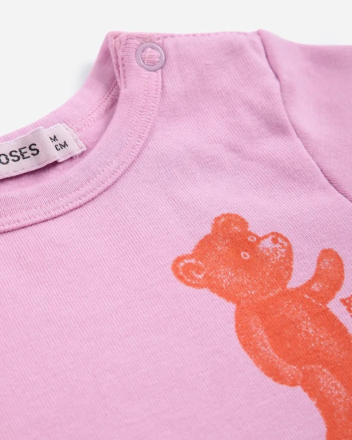 Bobo Choses pamuklu elastanlı bebek body Softpaw Monster