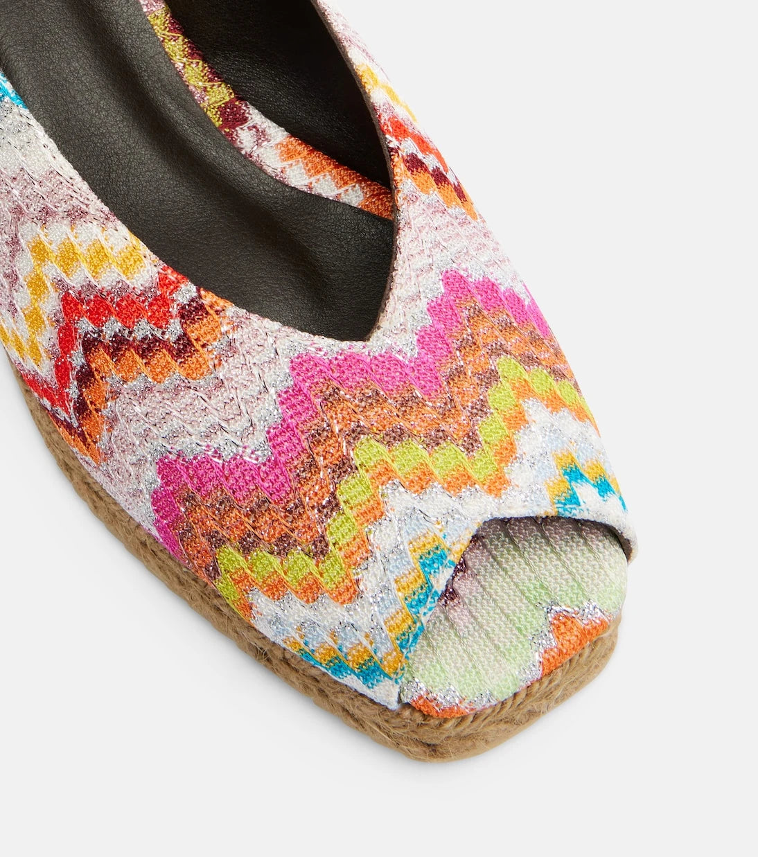 ميسوني - Joy 30 Zigzag lamé espadrille wedges