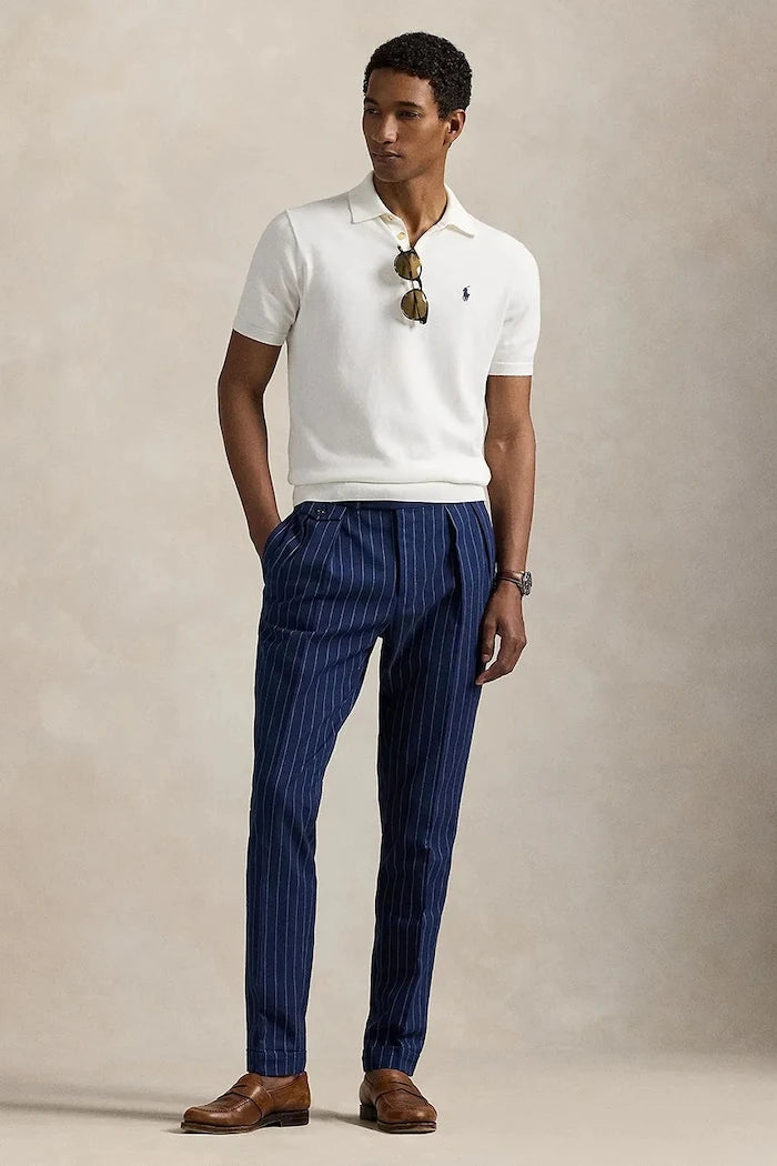 Polo Ralph Lauren Erkek Pamuk Kısa Kollu Kazak