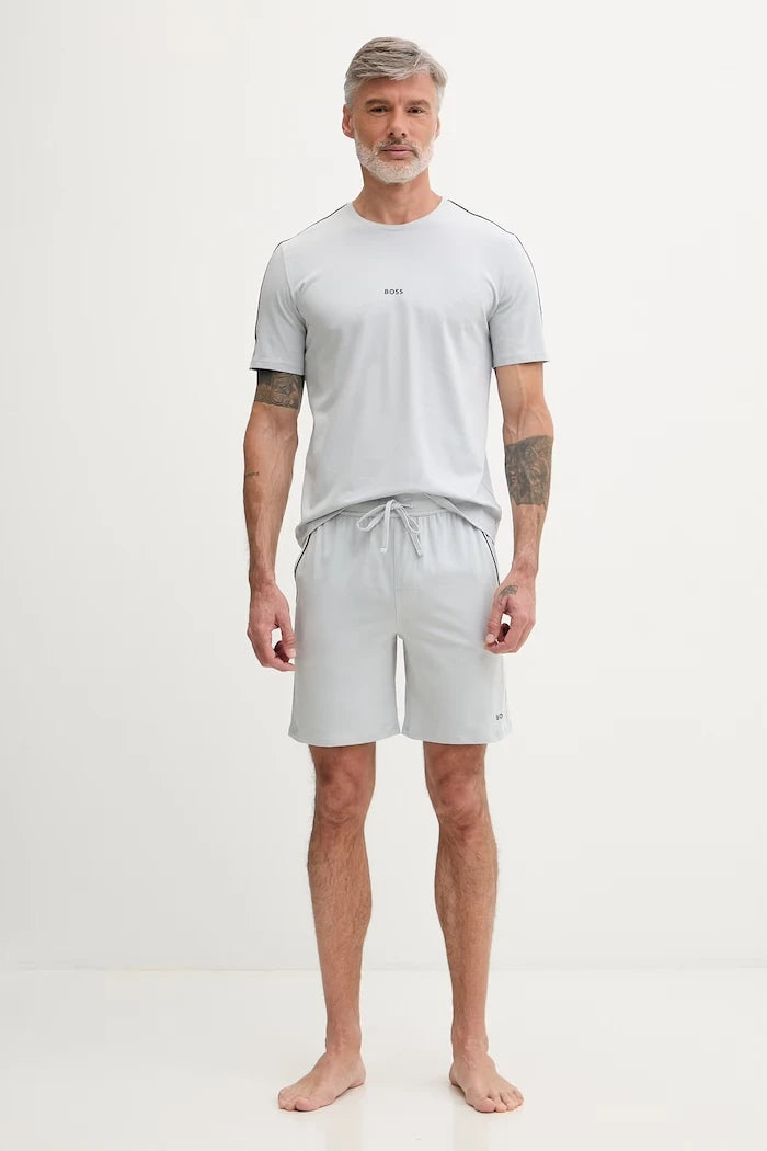 BOSS Erkek Pamuk ve Elastan Ev Şortu Unique Shorts CW