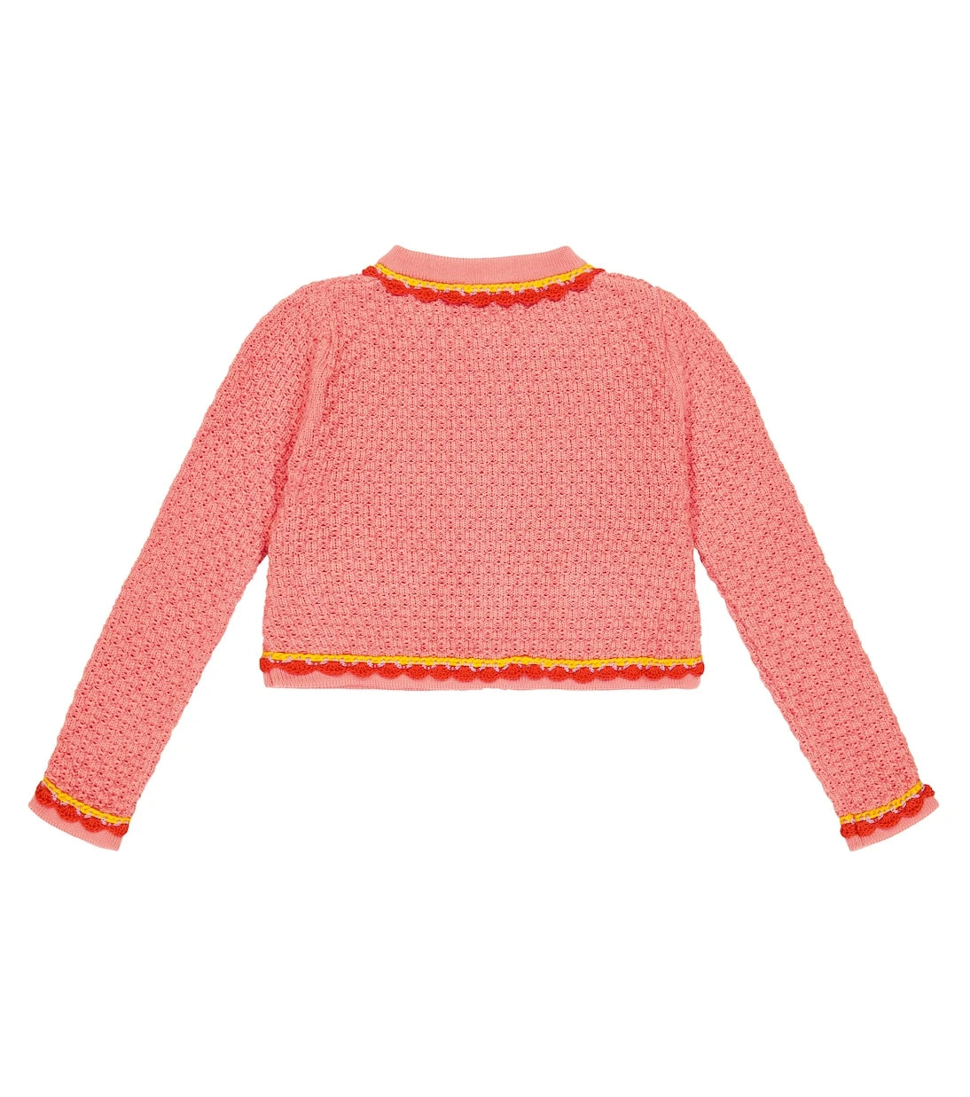 Moschino Kids - Crochet-trimmed cardigan