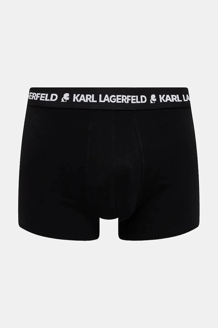 Karl Lagerfeld pamuklu elastan erkek boxer 3'lü