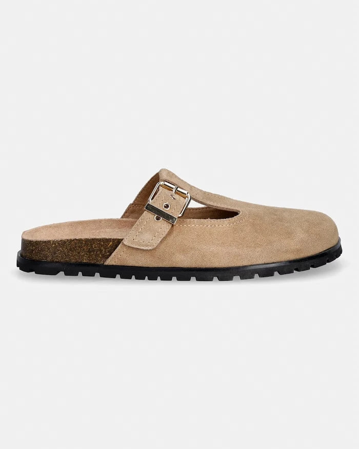 Steve Madden süet kadın sabot terlik Atticus