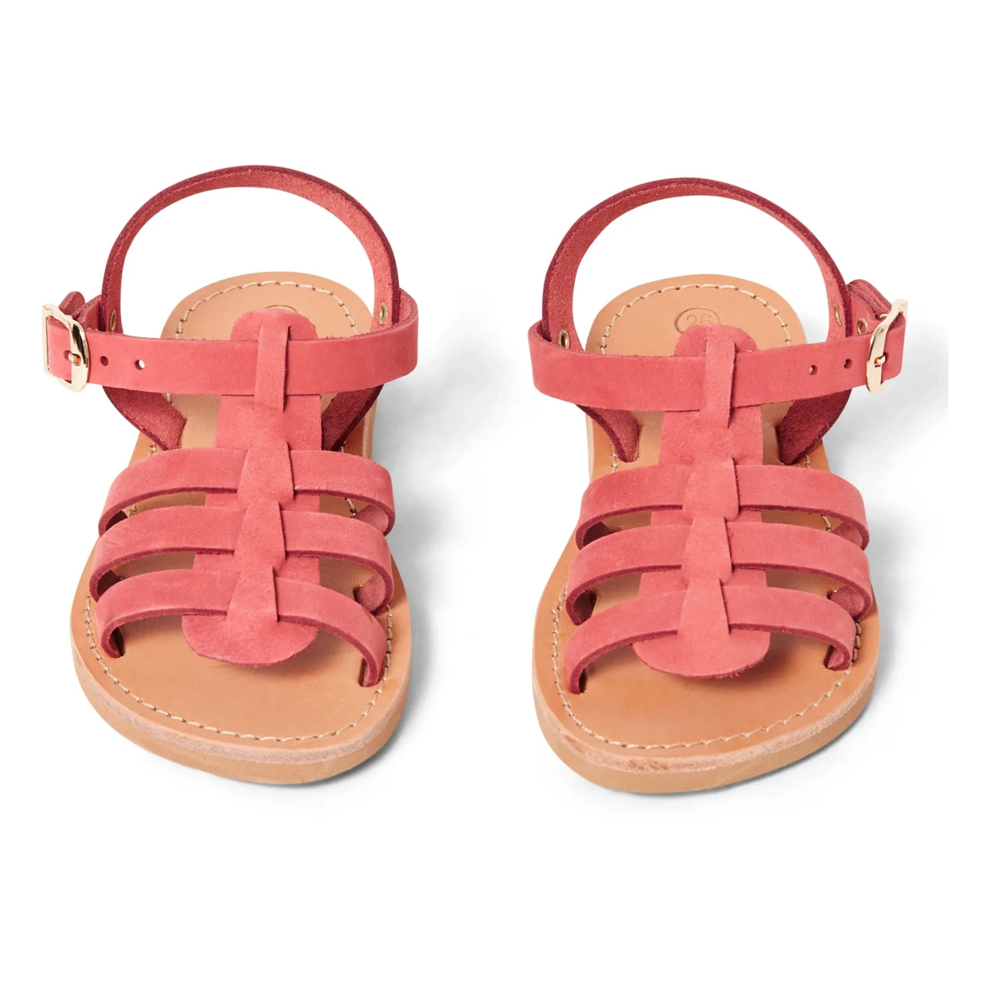 Théluto - Diego Sandals | Raspberry Red