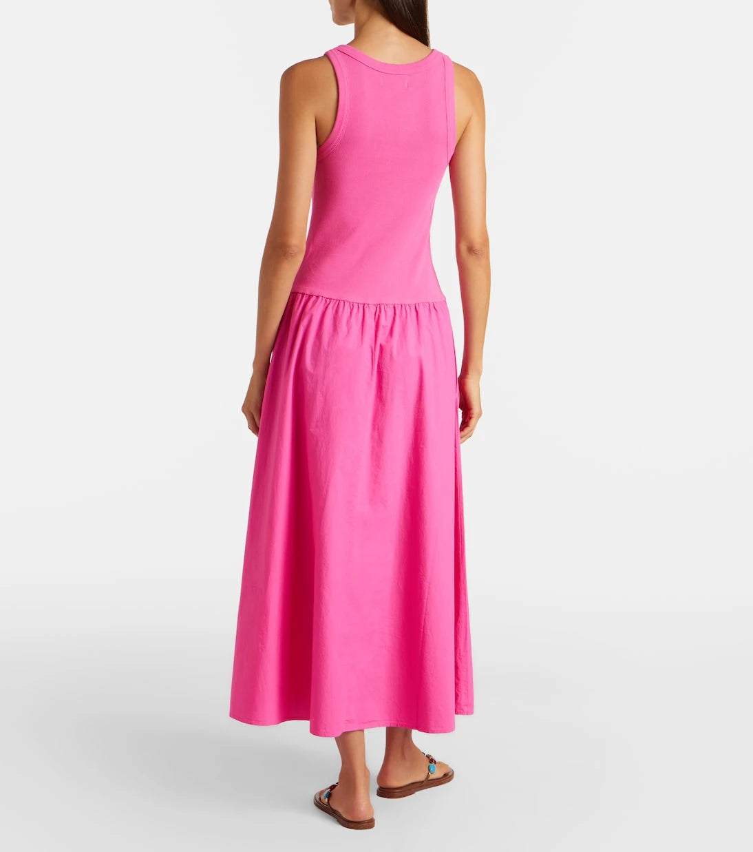 Velvet - Romilly cotton-blend midi dress