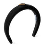Black Velvet Logo Headband
