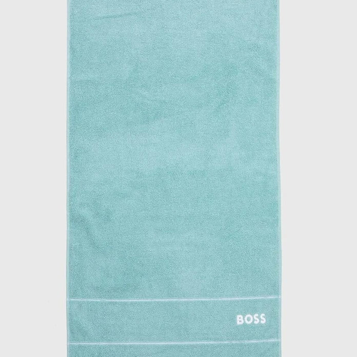 Малка памучна кърпа BOSS Plain Aruba Blue 50 x 100 cm