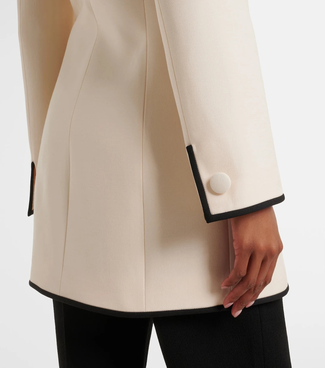 Valentino - Crepe Couture scalloped jacket