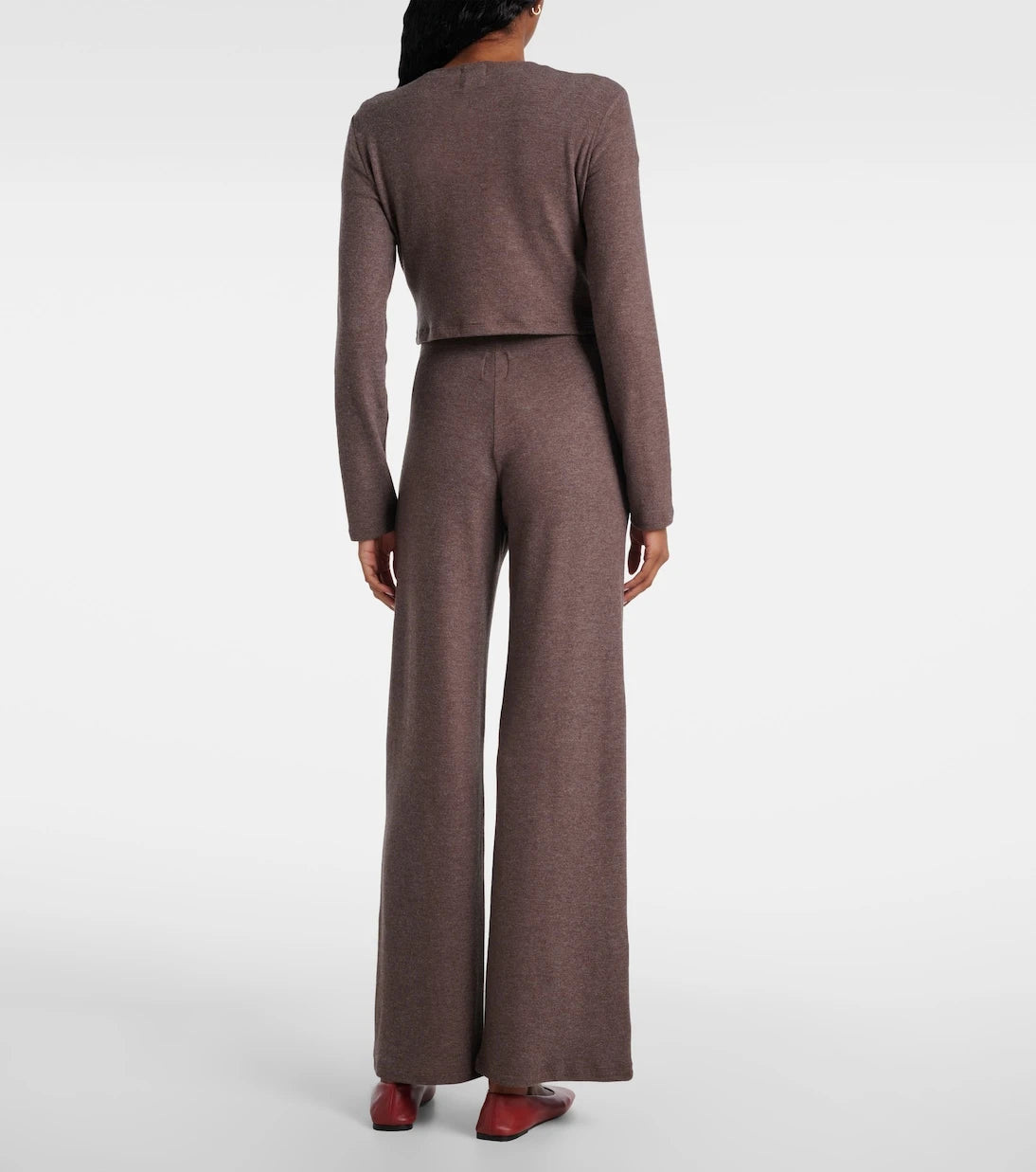 Leset - Lauren cropped jersey cardigan
