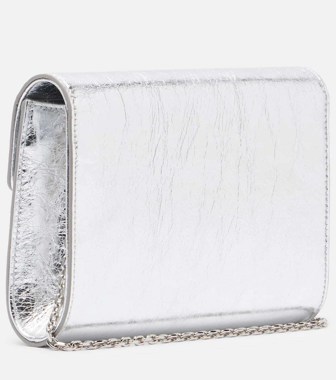 Roger Vivier - Efflorescence Mini metallic leather clutch