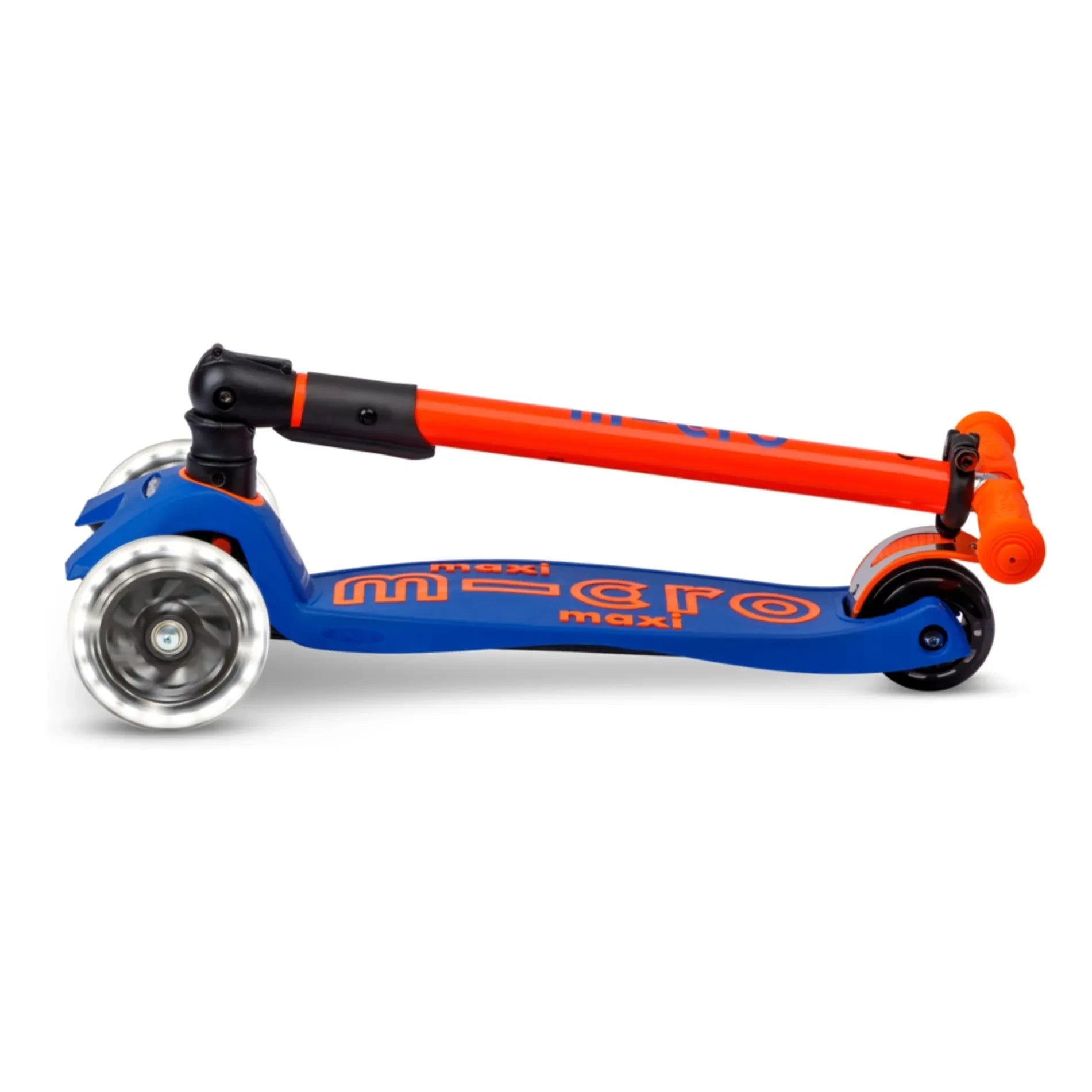 Micro - Maxi Foldable Neon LED Scooter | Orange