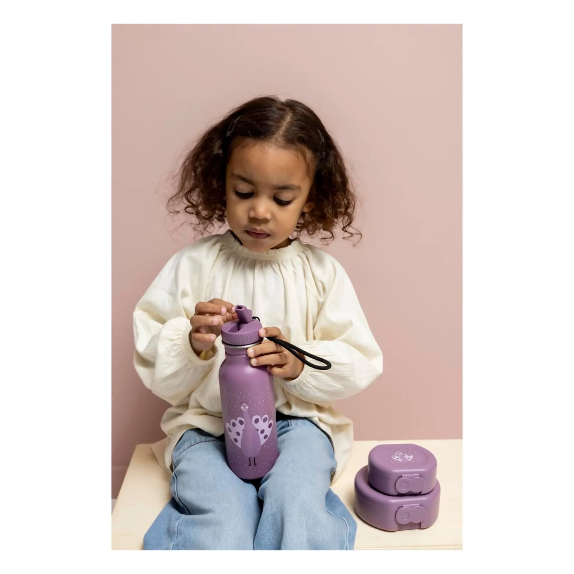 Trixie - Mrs. Peacock 500ml water bottle | Purple