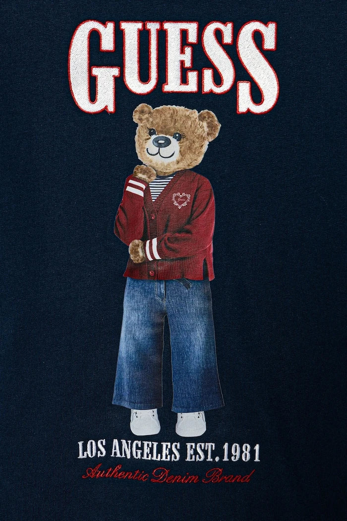 Детска памучна рокля Guess