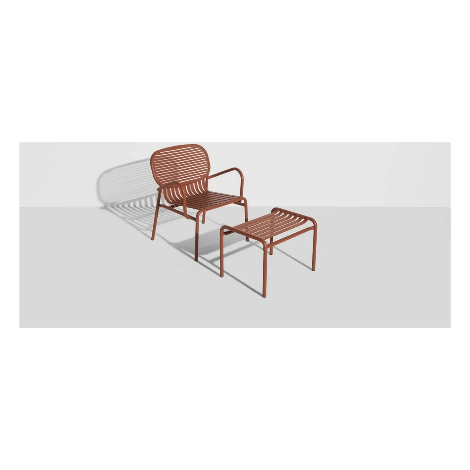 Petite friture - Weekend foot rest | Terracotta
