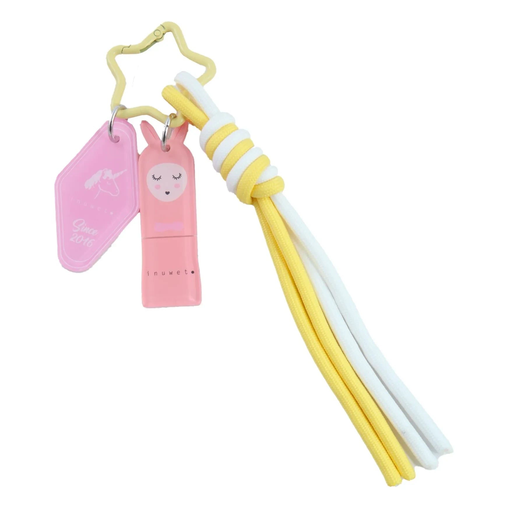 Inuwet - Lady Bunny lip gloss key ring | Pink