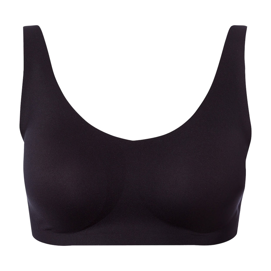 Hanro Black Invisible Touch Soft Cup Bra