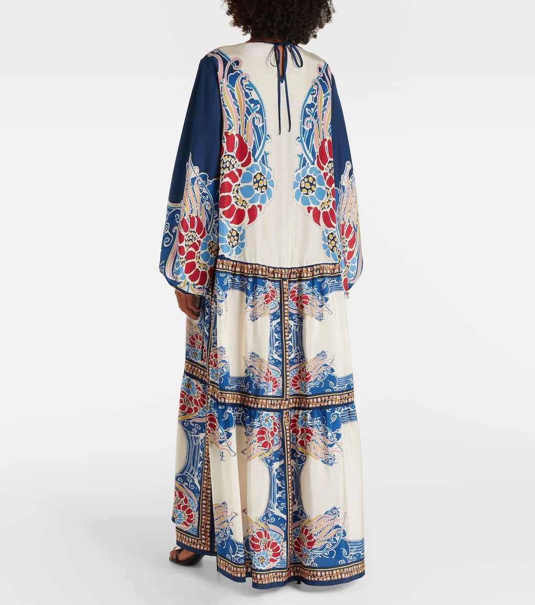 La DoubleJ - Vesta printed silk maxi dress