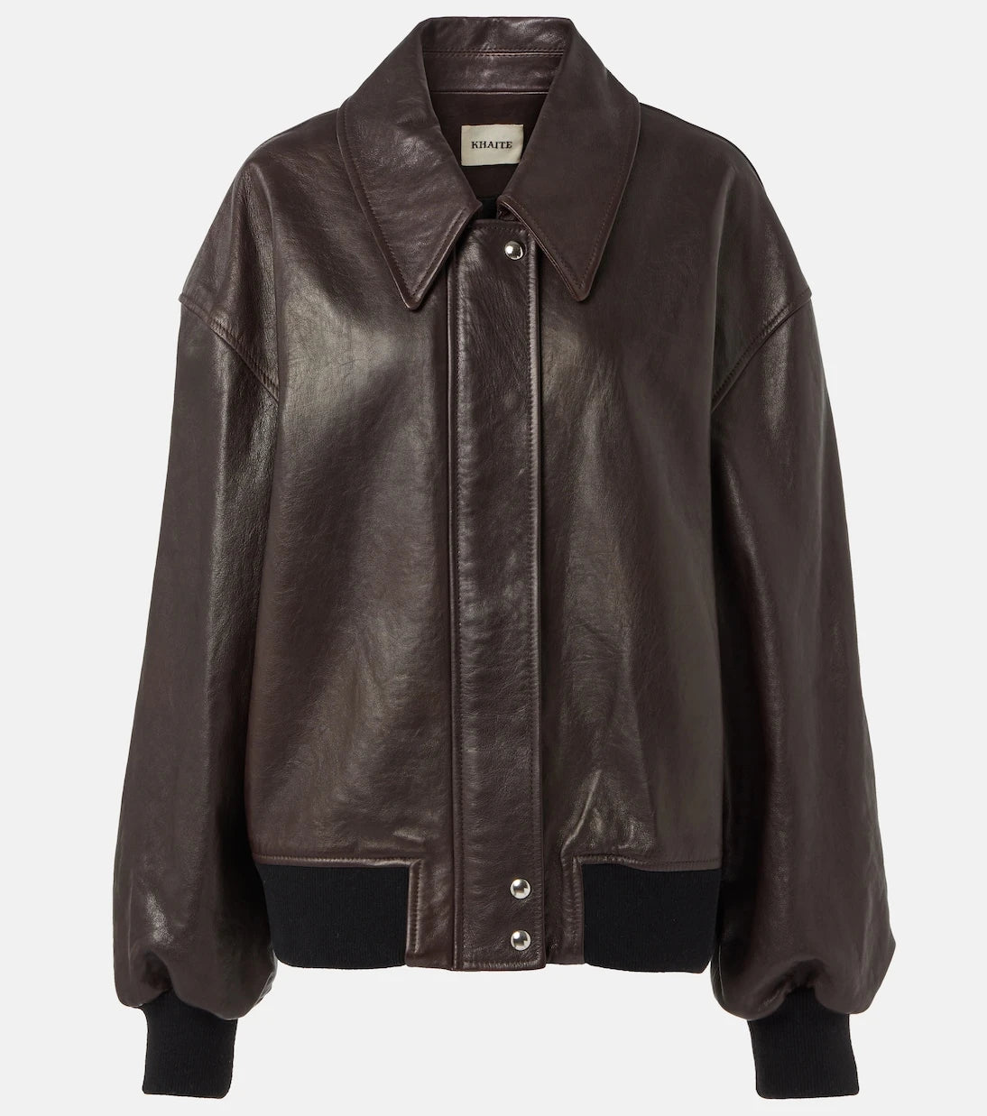 Khaite - Shelman leather blouson