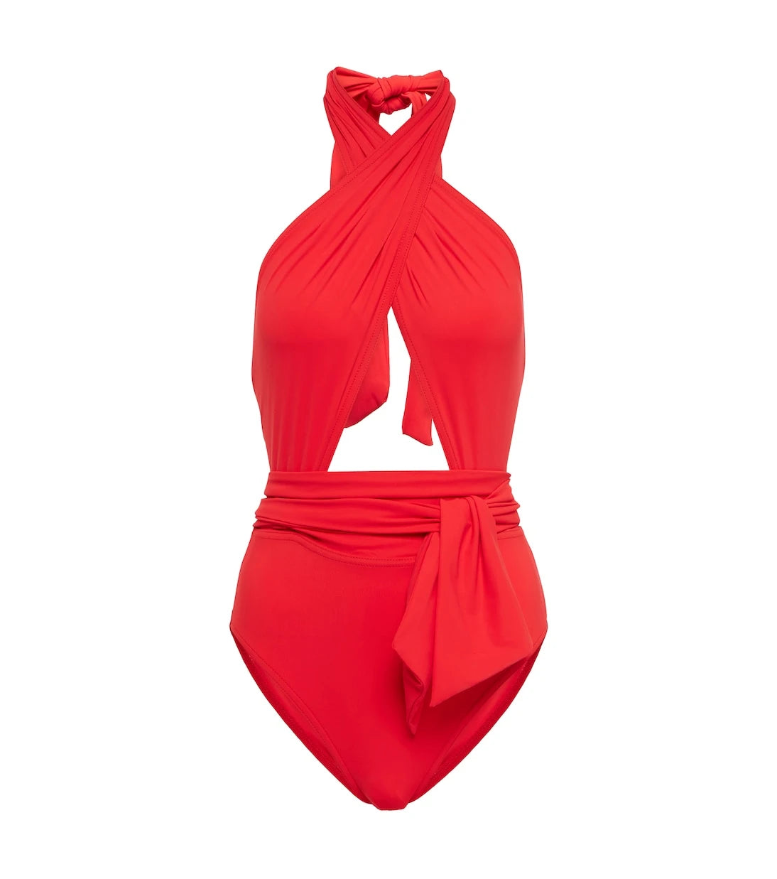 Karla Colletto - Cutout halterneck swimsuit