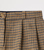 Cotton-Blend Plaid Flannel Shorts (10-14 Years)