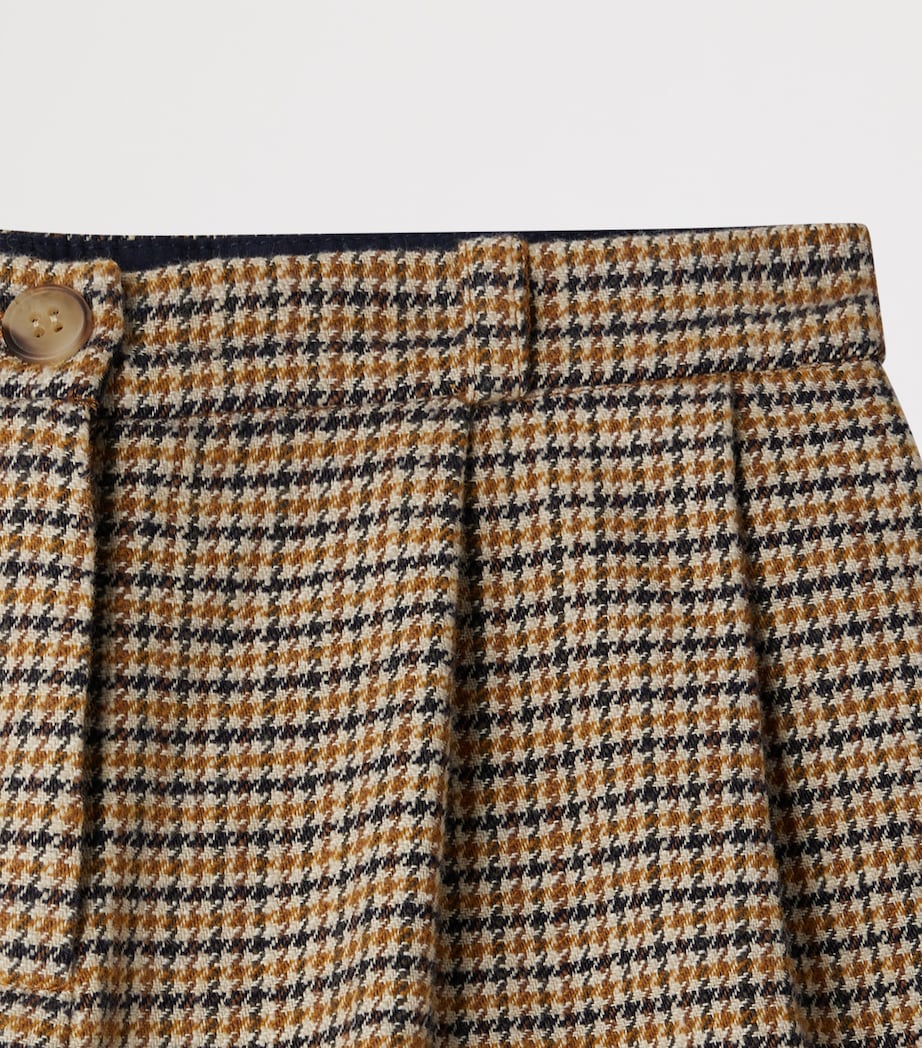 Cotton-Blend Plaid Flannel Shorts (10-14 Years)