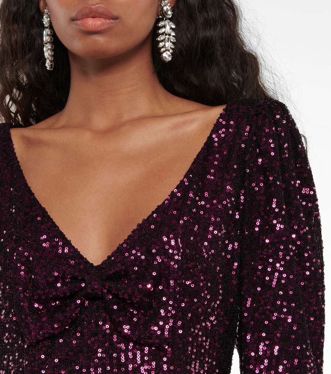 Caroline Constas - Taylor sequined v-neck top