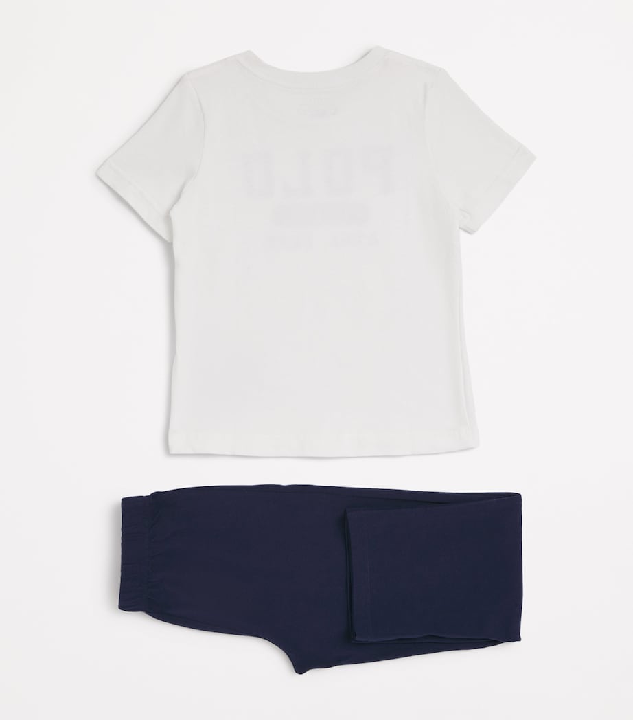Ralph Lauren Kids Cotton Logo Pyjama Set (8-10 Years)