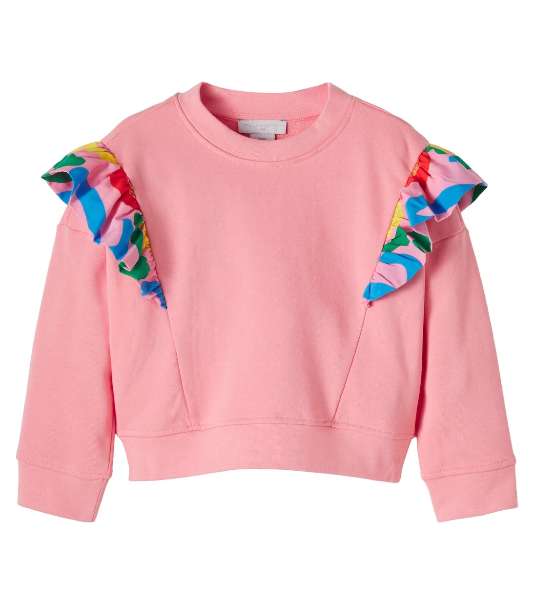 Stella McCartney Kids - Ruffled cotton jersey sweatshirt