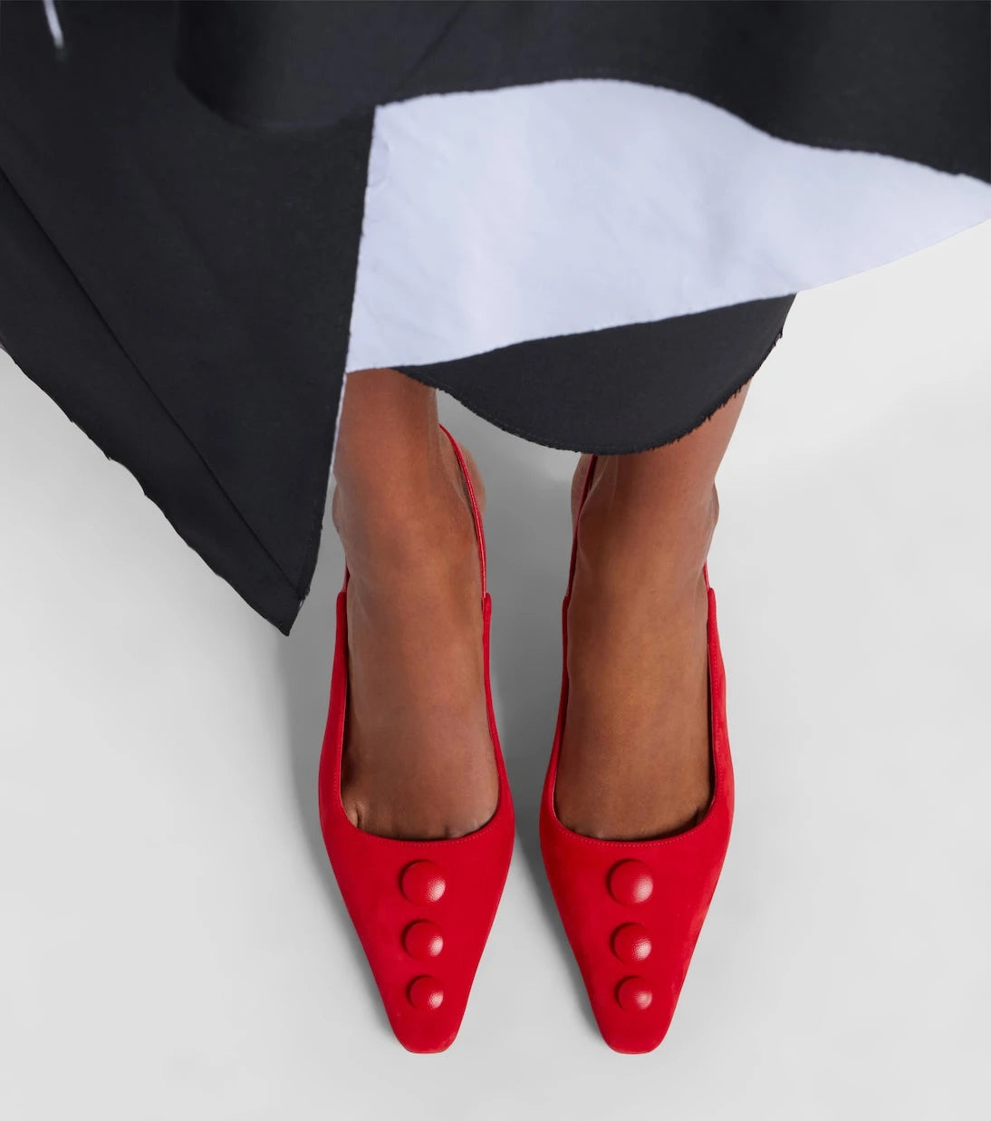 Manolo Blahnik - Alexa suede slingback pumps