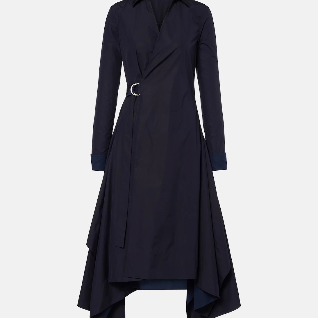 Loewe - Draped cotton wrap dress