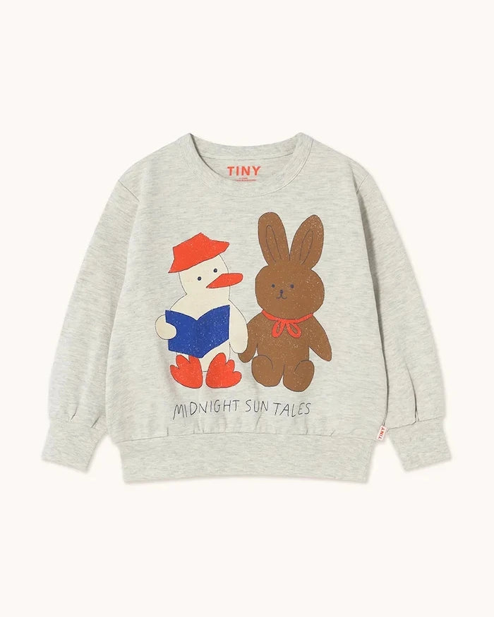 Tinycottons READERS GRAPHIC SWEATSHIRT Çocuk Pamuklu Sweatshirt