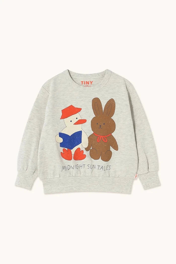 Tinycottons READERS GRAPHIC SWEATSHIRT Çocuk Pamuklu Sweatshirt