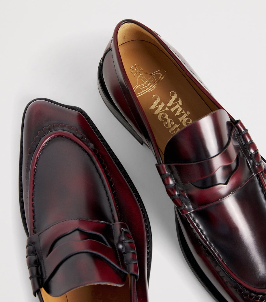 Vivienne Westwood Patent Leather Coin Loafers