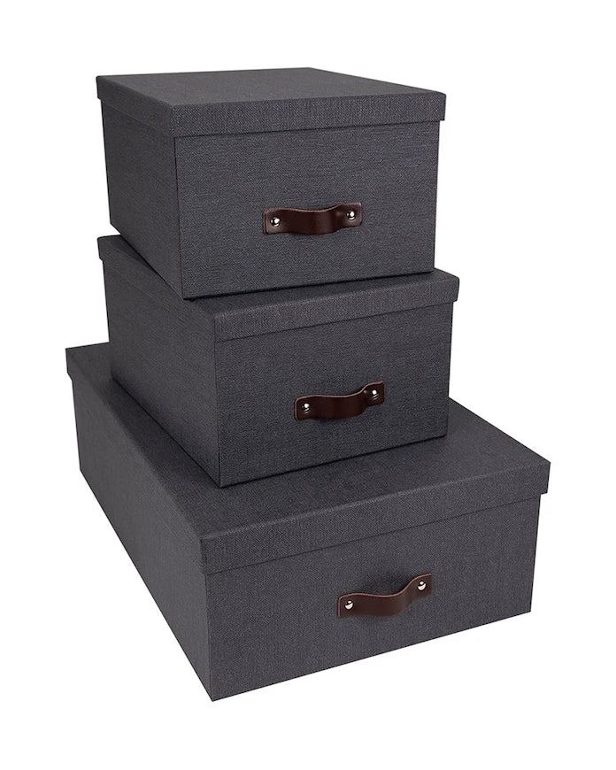 Bigso Box of Sweden Inge Saklama Kutusu Seti (3 Parça)