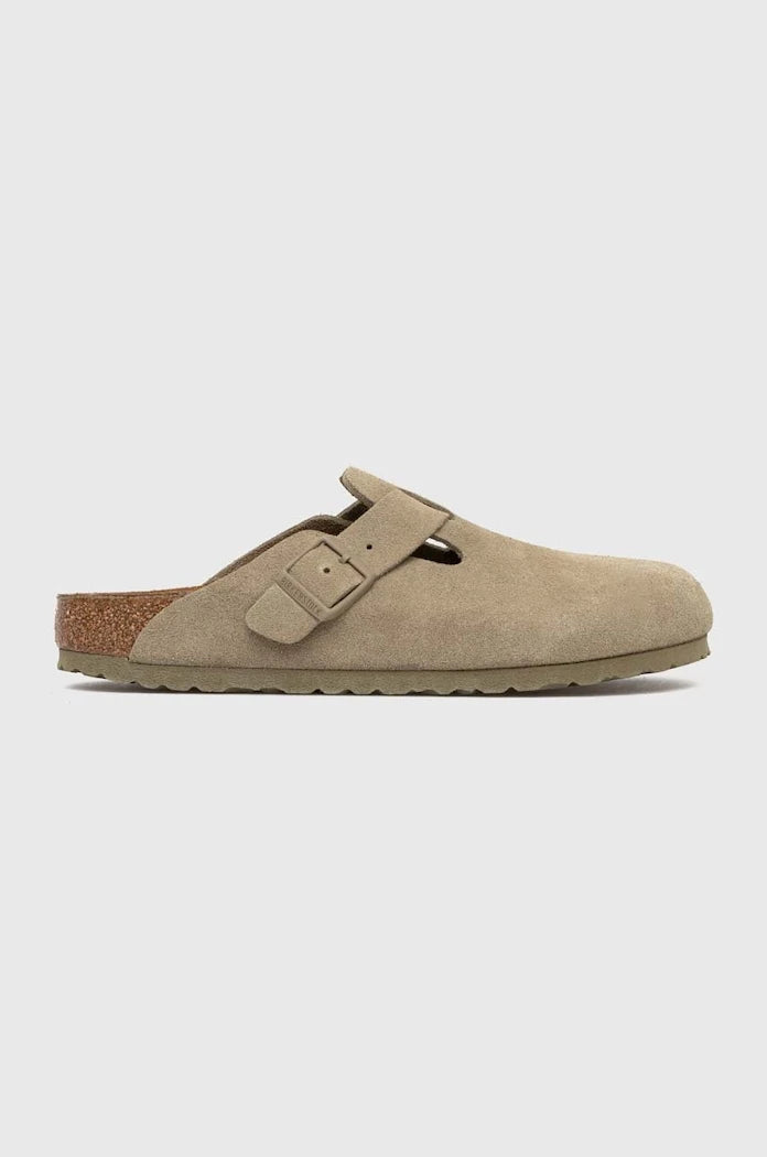 Birkenstock чехли дамски от велур