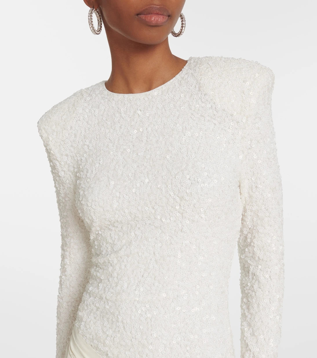 Rotate - Bridal bow-detail sequined minidress