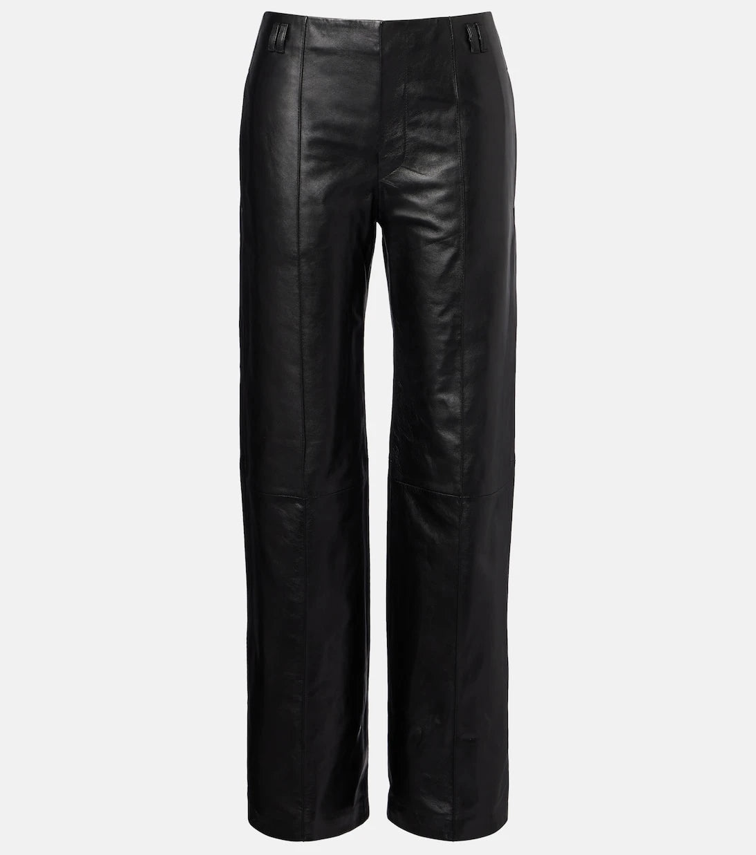 Isabel Marant - Ciara high-rise leather wide-leg pants