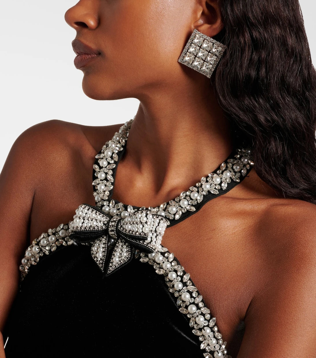 Jennifer Behr - Camilla crystal-embellished earrings