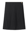Burberry Black Pleated Mini Skirt