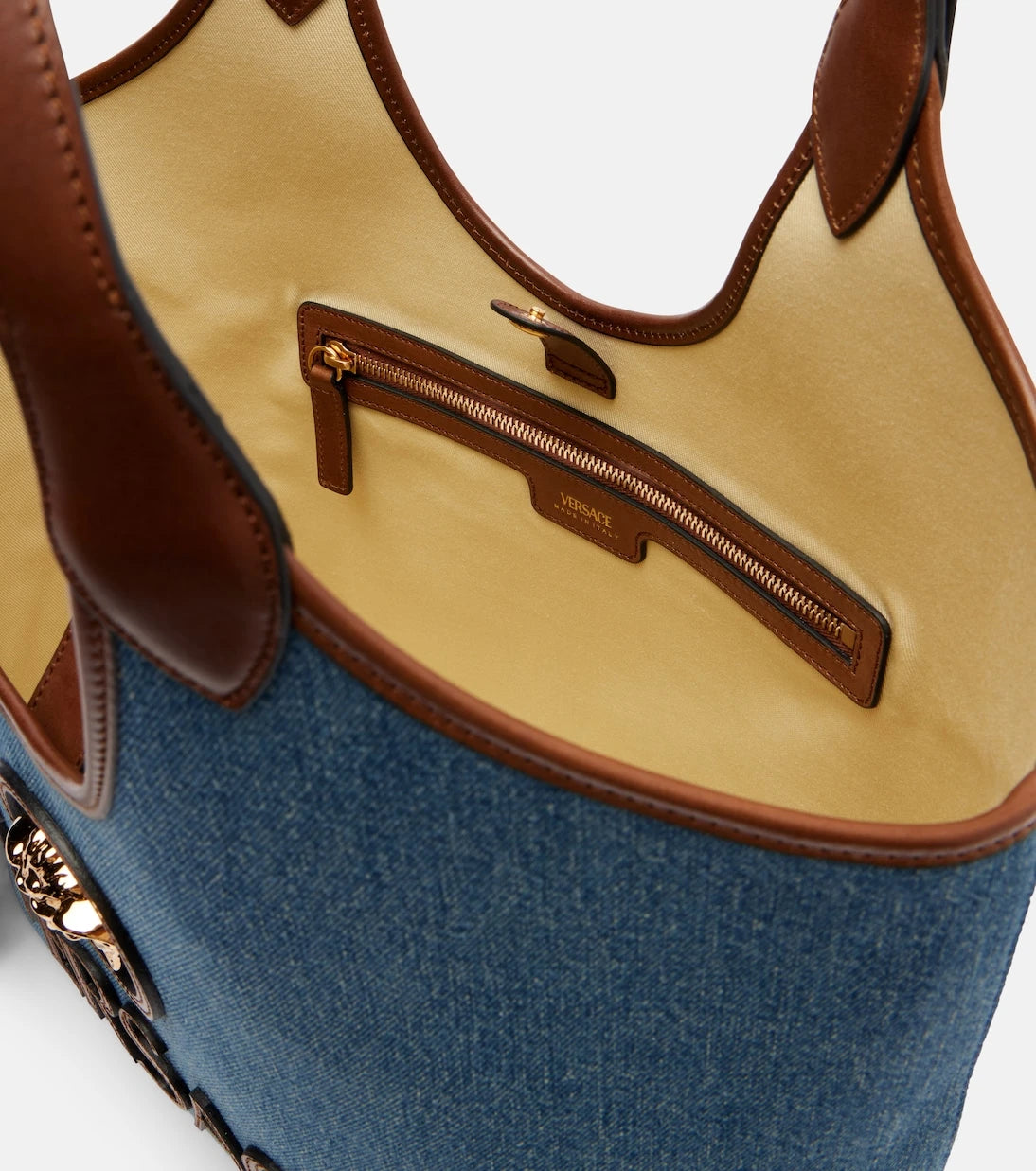 Versace - La Medusa denim tote bag
