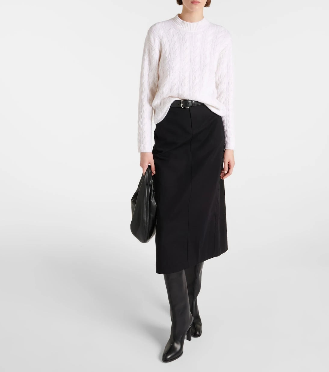 Vince - Cable-knit wool-blend sweater