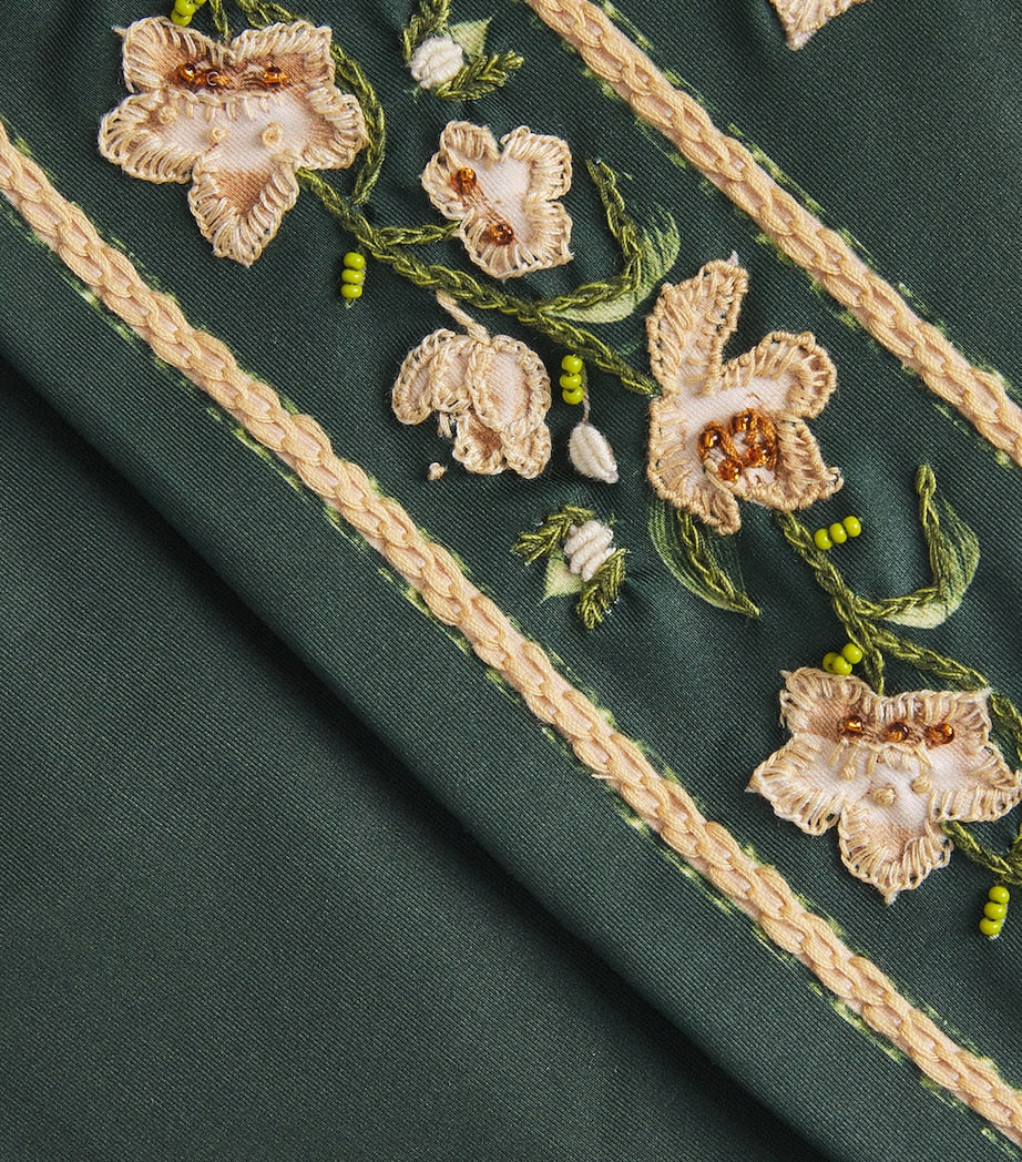 Agua By Agua Bendita Multi Durazno Orquidea Swimsuit