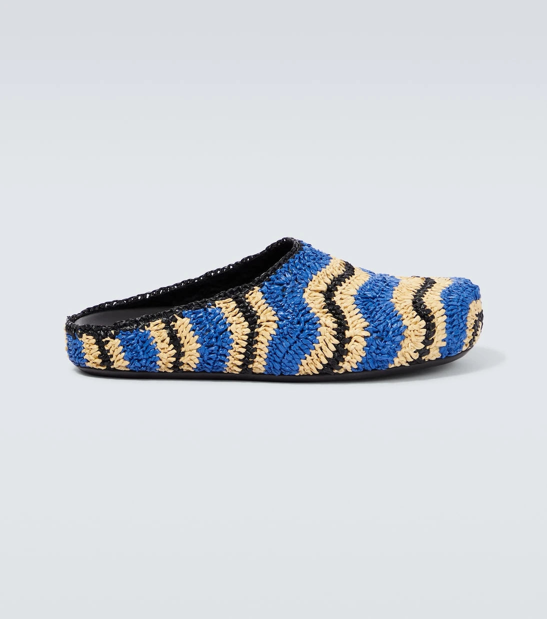 Marni - x No Vacancy Inn raffia-effect slippers