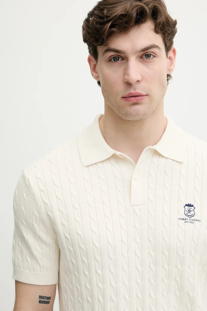 Tommy Hilfiger pamuklu erkek polo yaka tişört