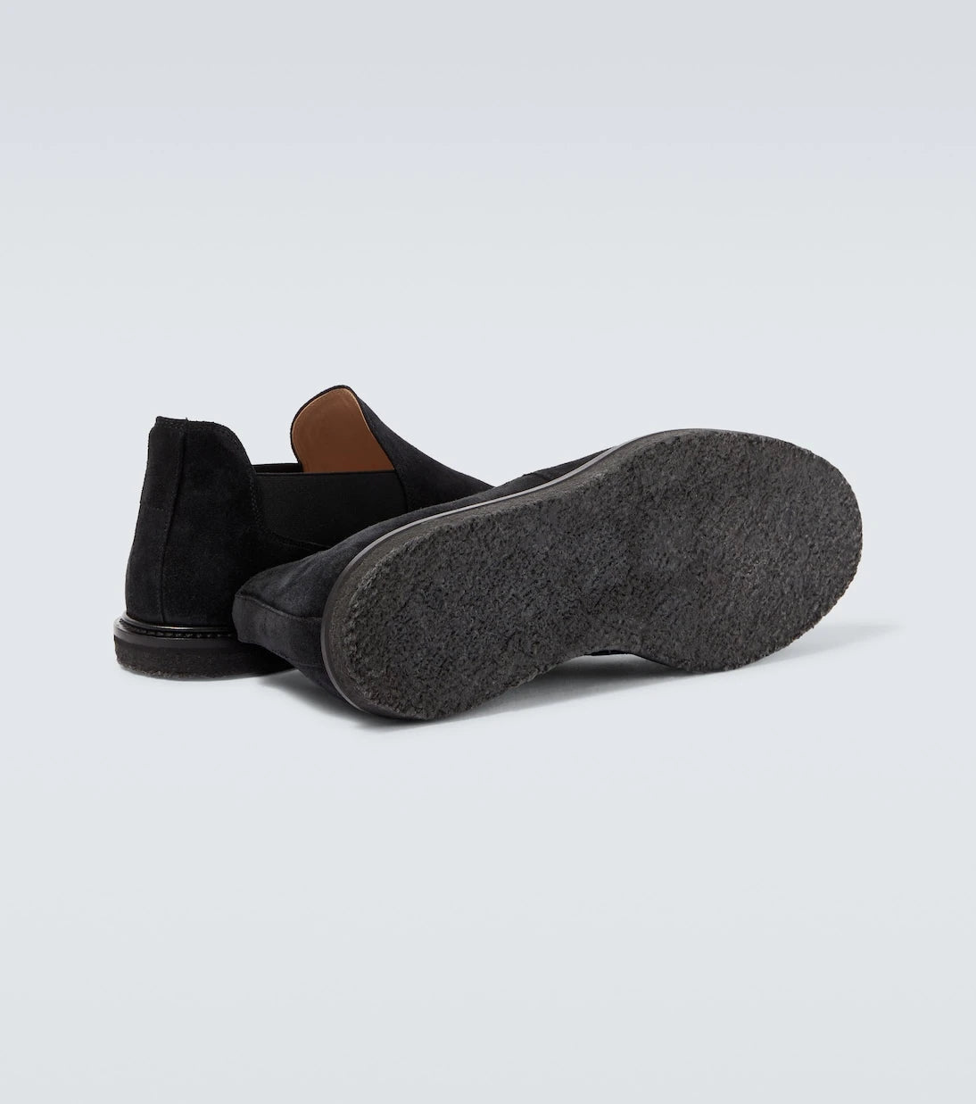 The Row - Parker suede slip-on shoes